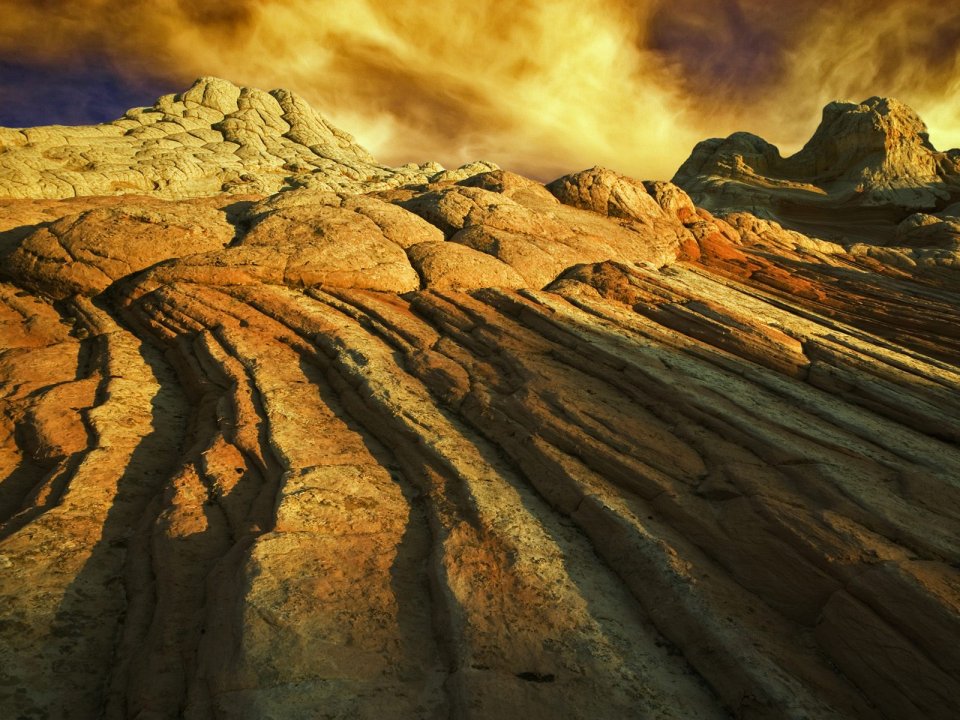 South Coyote Buttes Arizona Sunset Landscape