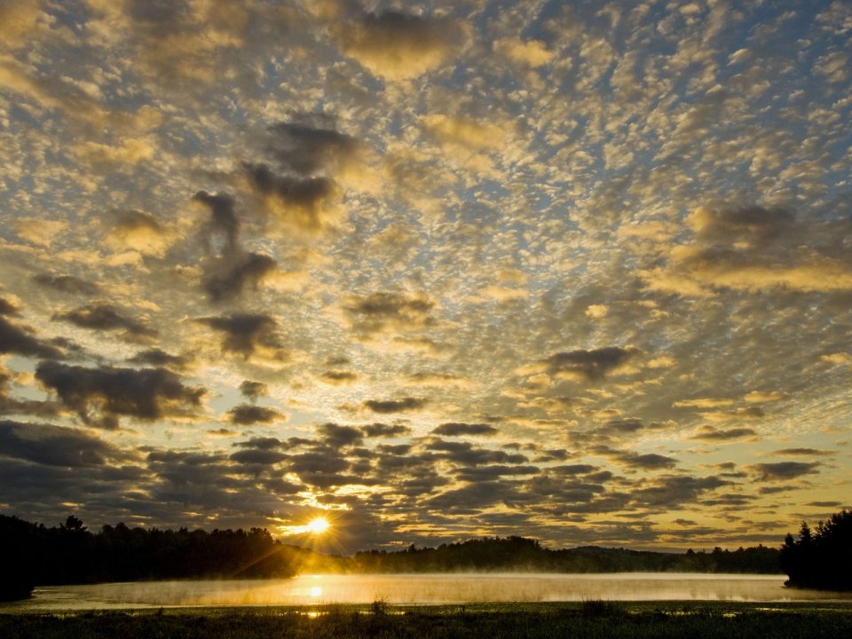 Sunrise Over Anderson Lake Ontario