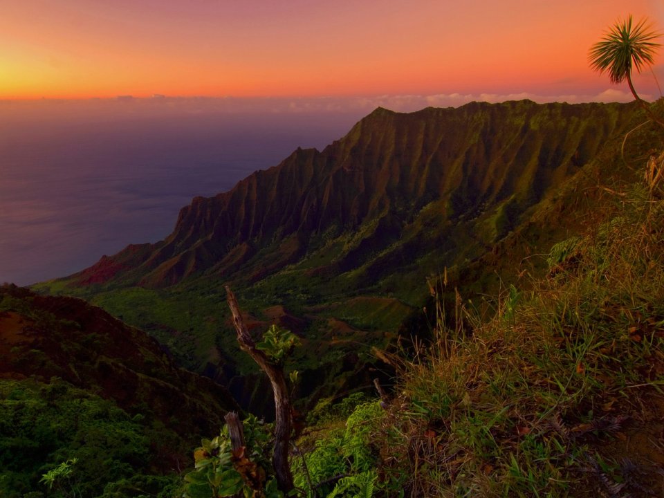 Kalalau Valley Sunset Kauai