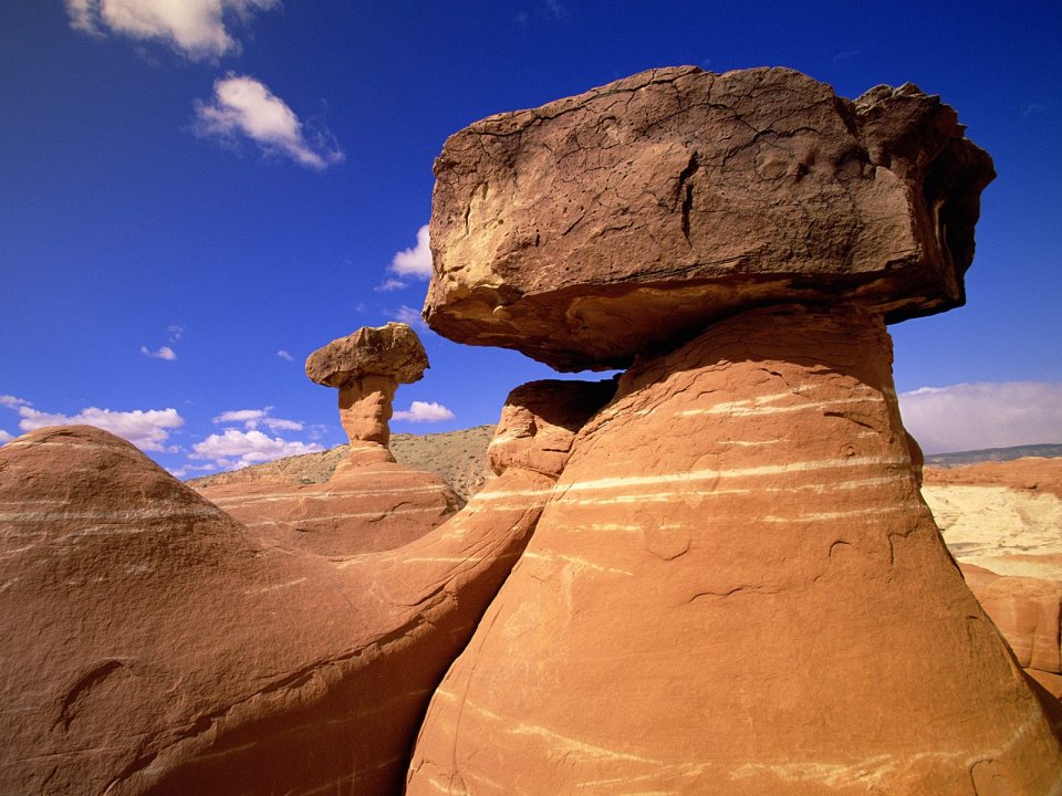 Toadstool Caprocks Grand Staircase Escalante Utah National Monument