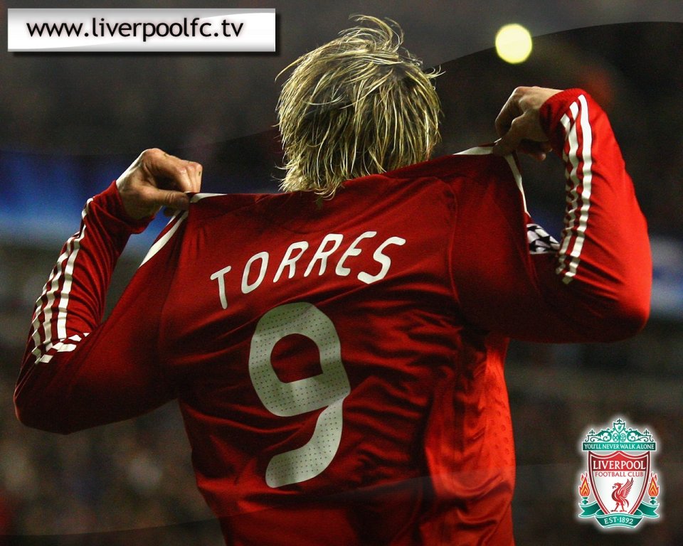 Fernando Torres Liverpool Fc No 9 Jersey Classic Moment