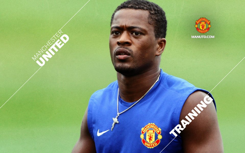 Patrice Evra Manchester United Training Portrait