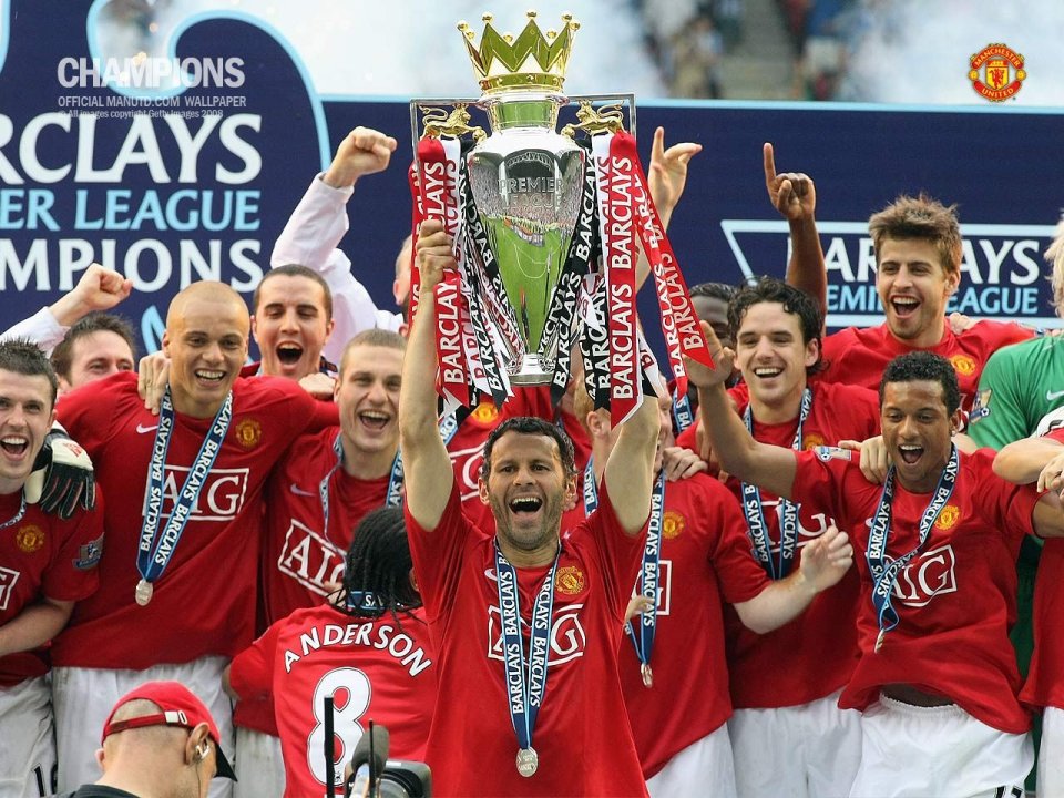 2008 Manchester United Premier League Championship Celebration