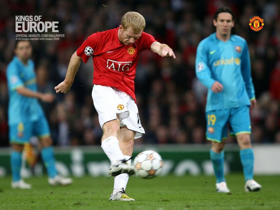 Paul Scholes Manchester United Champions League Classic Match