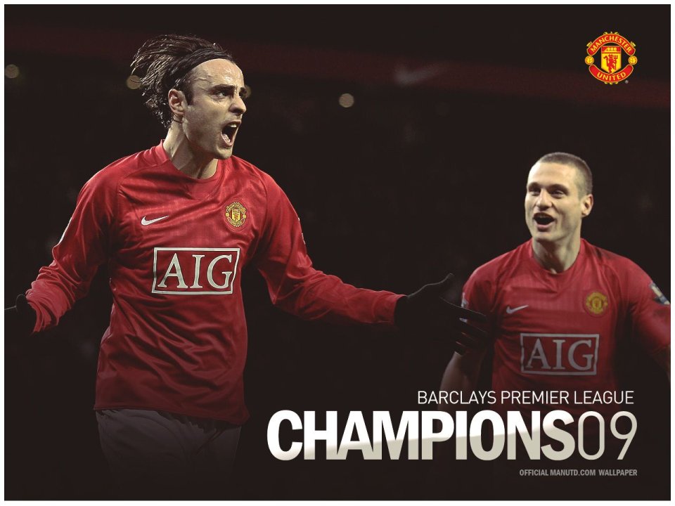 2009 Premier League Champions Manchester United Official Poster