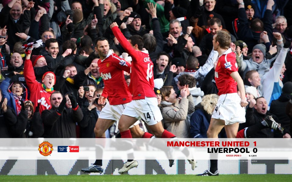 Manchester United 1 Liverpool 0 2011 Fa Cup Celebration