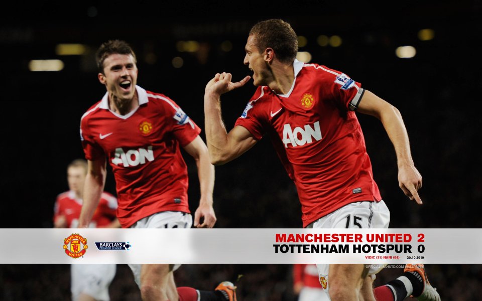 Manchester United 2 Tottenham Hotspur 0 2010 Premier League Celebration