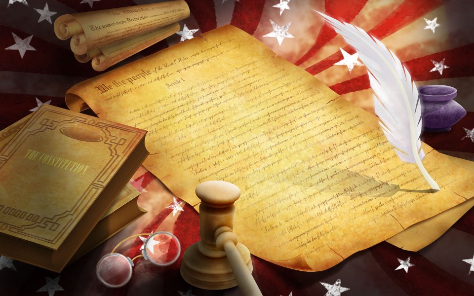 US Constitution Independence Day Wallpaper