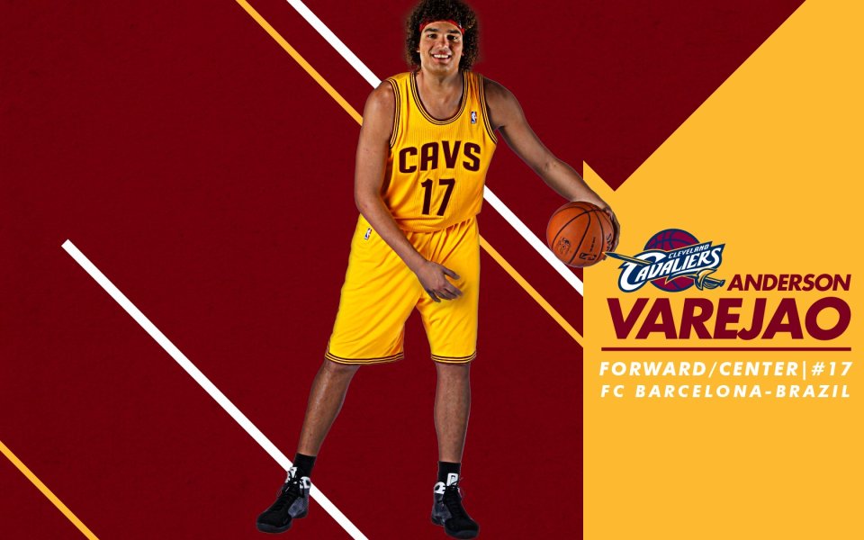 Anderson Varejao Cleveland Cavaliers Basketball Poster