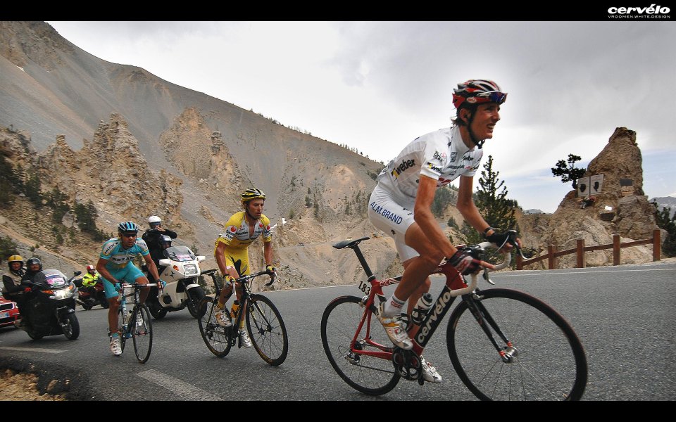 Tour De France Mountain Stage Cervelo Sponsored