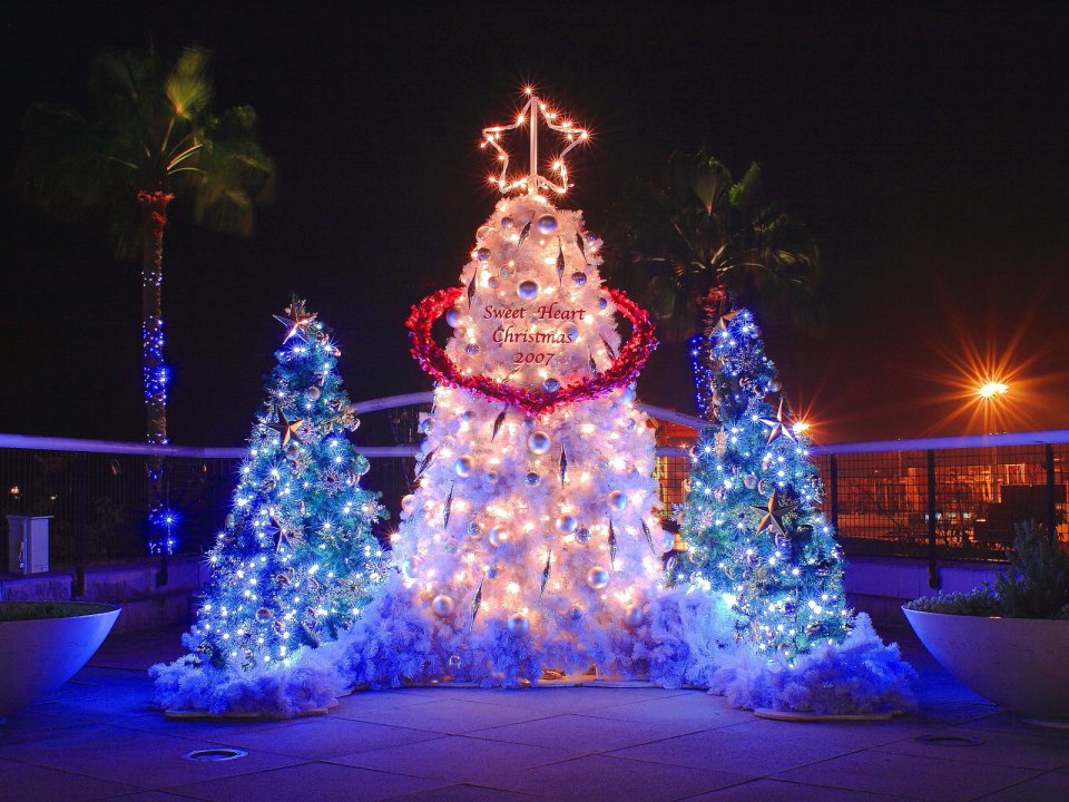 2007 Christmas Eve Lighting Scenery Wallpapers Vol. 1, 1600×1200