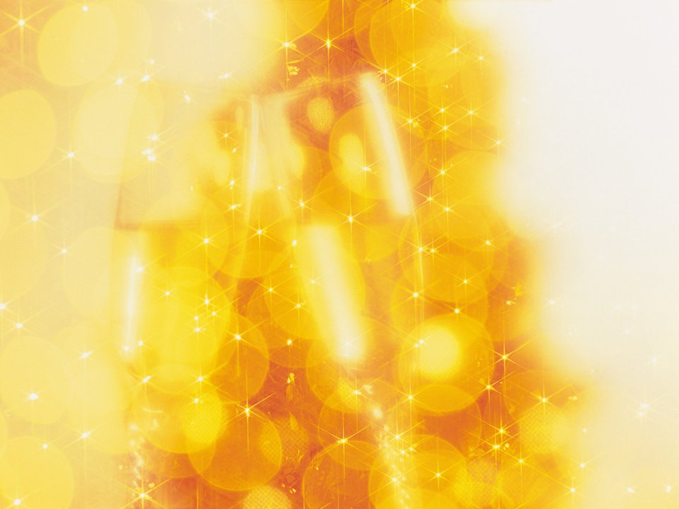 Golden Dreamy Bokeh Background