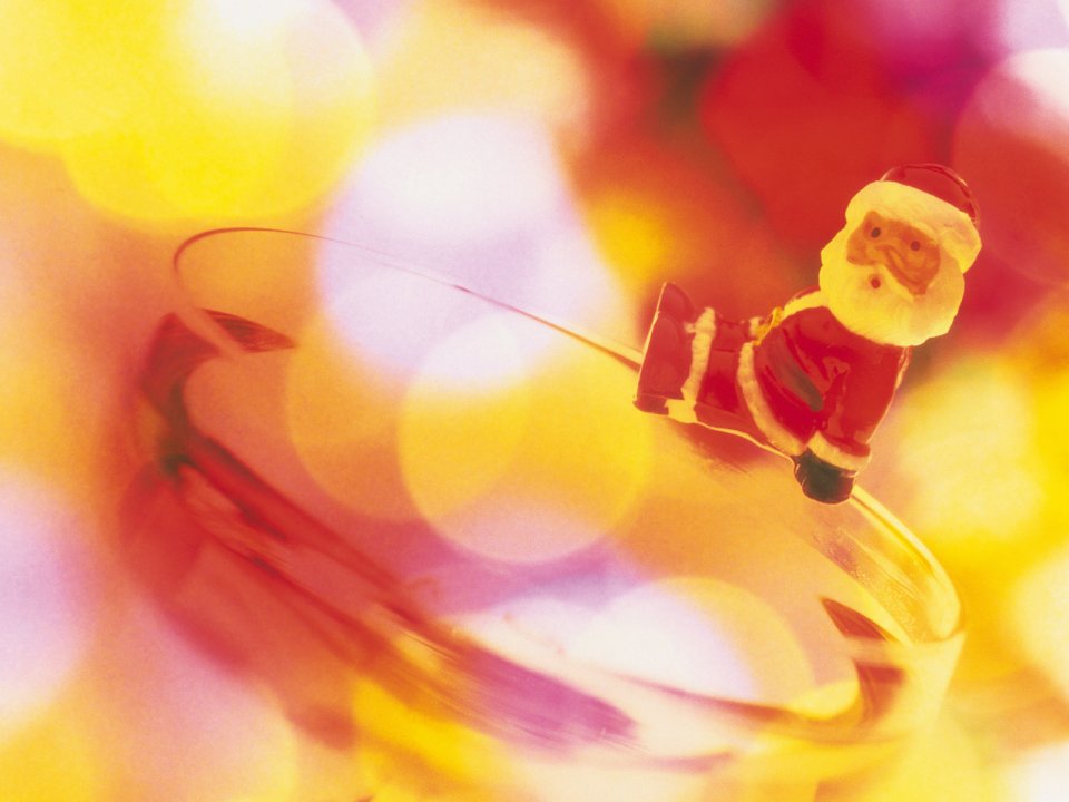 Santa Claus Macro Shot Dreamy Light