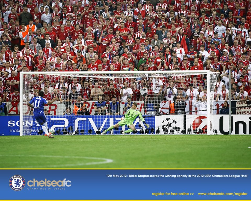 Didier Drogba Penalty 2012 Champions League Final
