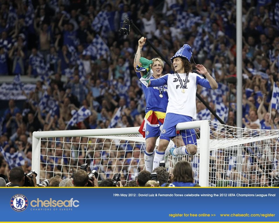 Chelsea 2012 UEFA Champions League Final Celebration