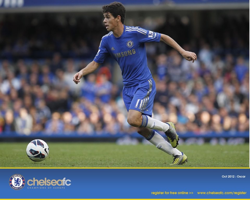 Chelsea Player Oscar Football Match Moment