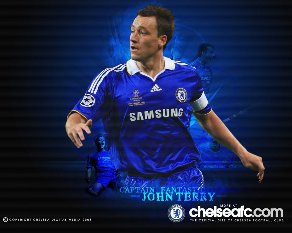 John Terry Chelsea Legend Captain Official Sports Wallpaper