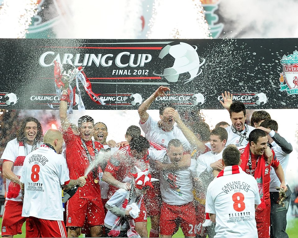 Liverpool 2012 Carling Cup Final Victory Celebration