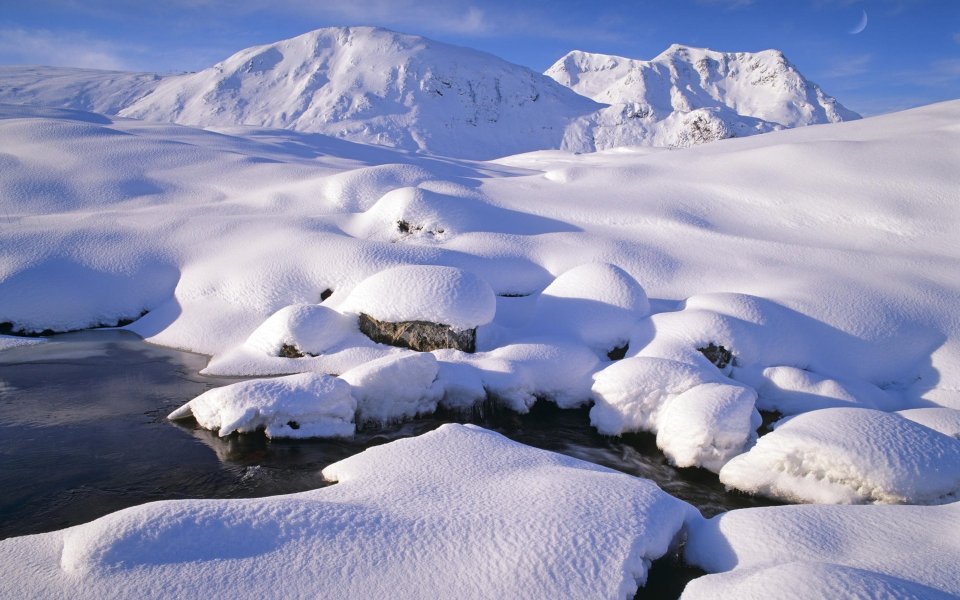 Winter In Buachaille Etive Mor Scotland