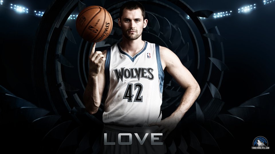 NBA Minnesota Timberwolves Kevin Love Basketball Wallpaper