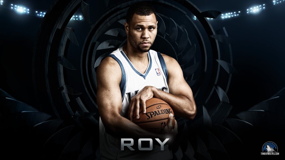 Minnesota Timberwolves Player Roy Basketball Theme Wallpaper