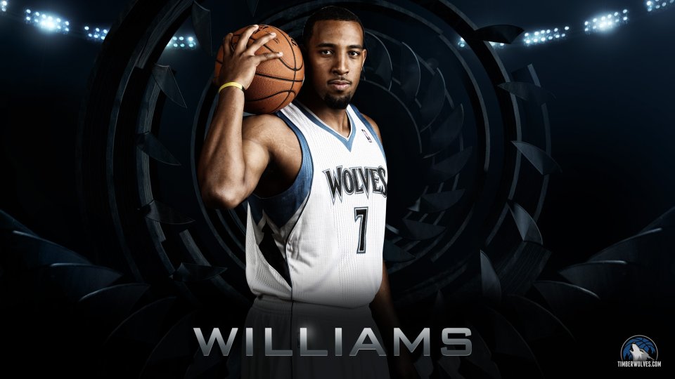 明尼苏达森林狼队7号球员Williams篮球壁纸