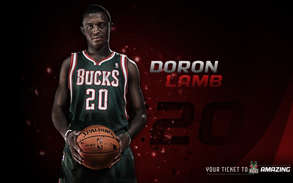Nba Milwaukee Bucks Player Doron Lamb Wallpaper