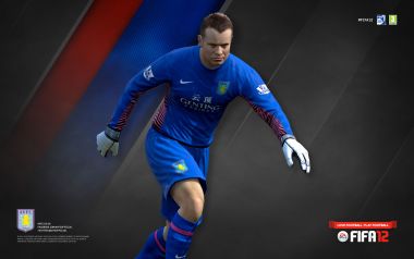 FIFA 12 Aston Villa Goalkeeper Promotional Wallpaper