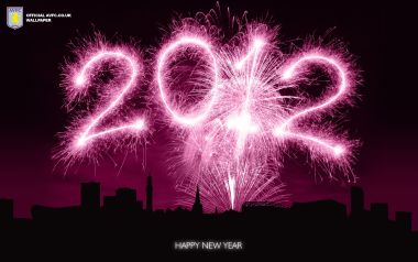Aston Villa 2022 New Year Fireworks Official Wallpaper
