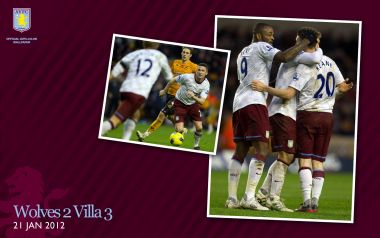 2012 01 21 Premier League Wolves 2 Aston Villa 3 Official Wallpaper