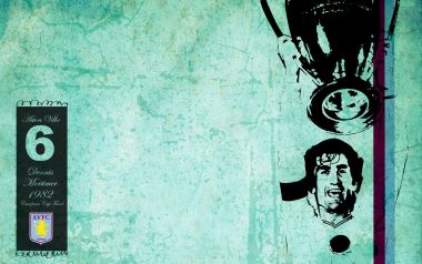 Aston Villa 1982 European Cup Dennis Mortimer Memorial Wallpaper