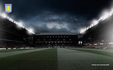 Aston Villa Football Club Home Stadium Night View