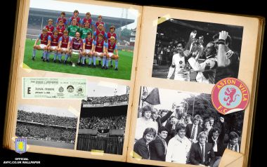 Aston Villa Football Club Retro Scrapbook Page