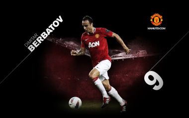Dimitar Berbatov Manchester United 2011 12 Football Poster
