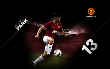 Ji Sung Park Manchester United 13 Football Poster