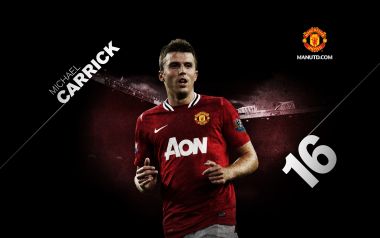 Michael Carrick Manchester United No16 Official Wallpaper
