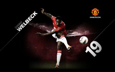 Danny Welbeck Manchester United No19 Official Sports Wallpaper