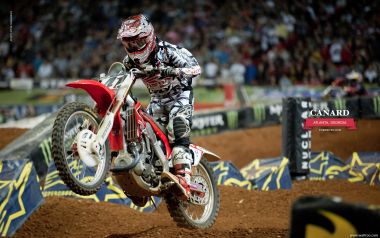 2011 Atlanta Supercross Motocross Rider Action