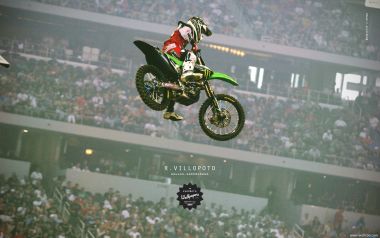 R Villopoto Dallas Supercross Motocross Jump