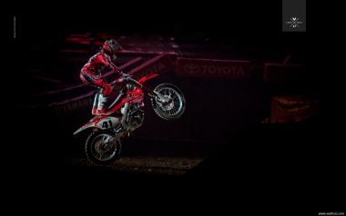 Indianapolis Motocross Race 41 Rider Close Up
