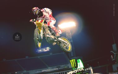 Motocross Rider Jumping Jacksonville Night