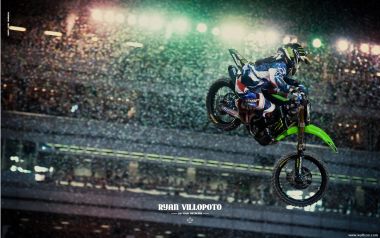 Ryan Villopoto Motocross Jump Las Vegas
