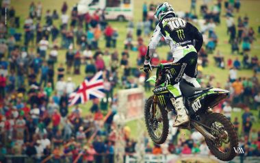 UK Matterley Basin Motocross Race Scene