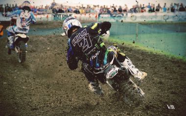 Motocross Mud Track Race Scene