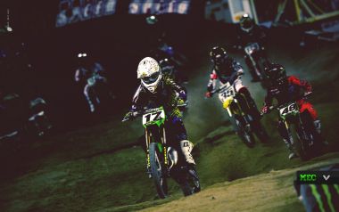 Motocross Night Race Track