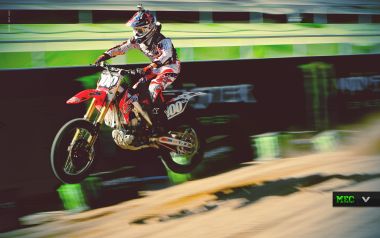 Motocross Racing Track Scene