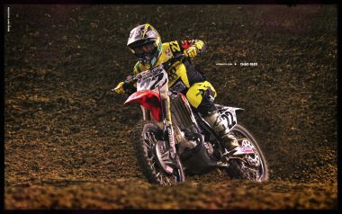 Chad Reed 奥克兰越野摩托车比赛场景