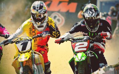 Motocross Race Riders Competition