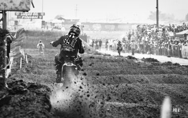 Motocross Dirt Track Race Scene