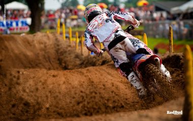 USA RedBud Motocross Track Race Scene